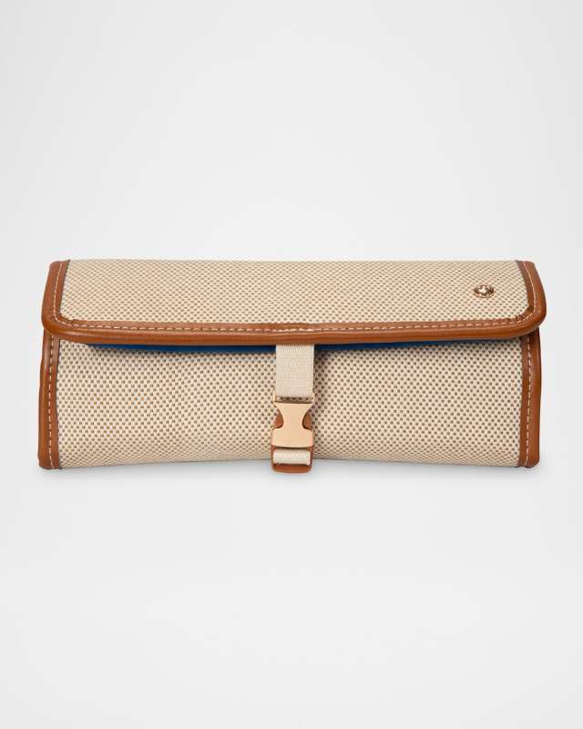 Tropea Ivory Ashley Jewelry Roll